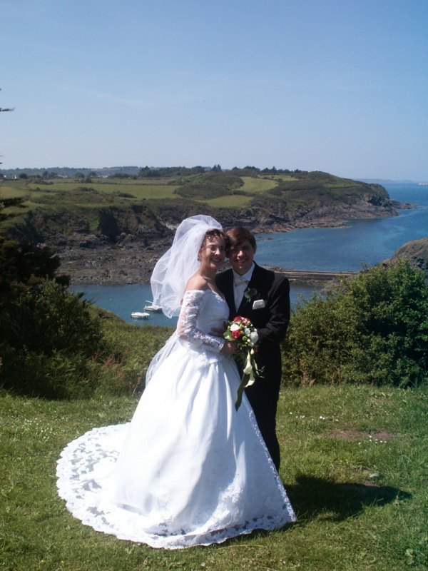 Karine et &Eacute;ric au bord de la mer &agrave; Saint-Quay-Portrieux