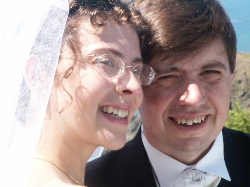 Karine et &Eacute;ric au bord de la mer &agrave; Saint-Quay-Portrieux