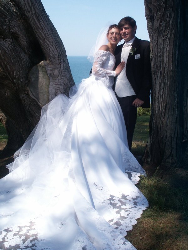 Karine et &Eacute;ric au bord de la mer &agrave; Saint-Quay-Portrieux