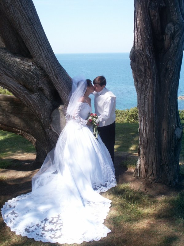 Karine et &Eacute;ric au bord de la mer &agrave; Saint-Quay-Portrieux
