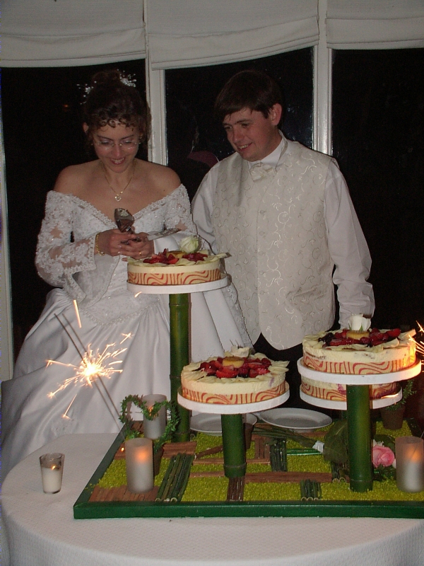 D&eacute;coupe du g&acirc;teau