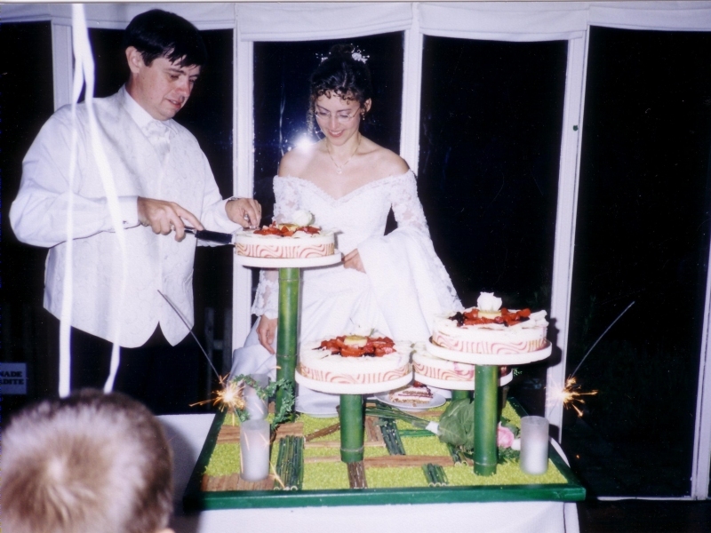 D&eacute;coupe du g&acirc;teau