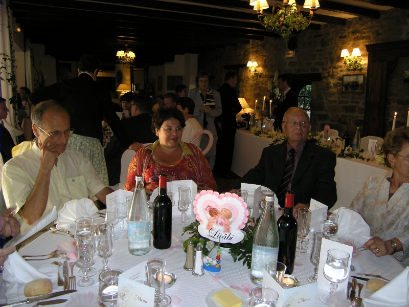 Table d'invit&eacute;s